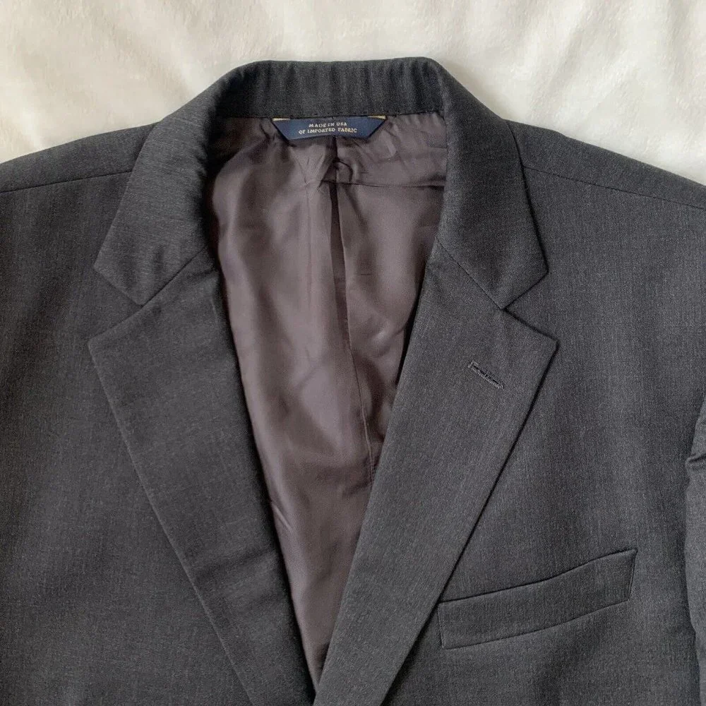 Brooks Brothers Blazer Wool Men’s 46R 1818 Fitzgerald Fit Estrato Trabaldo Togna